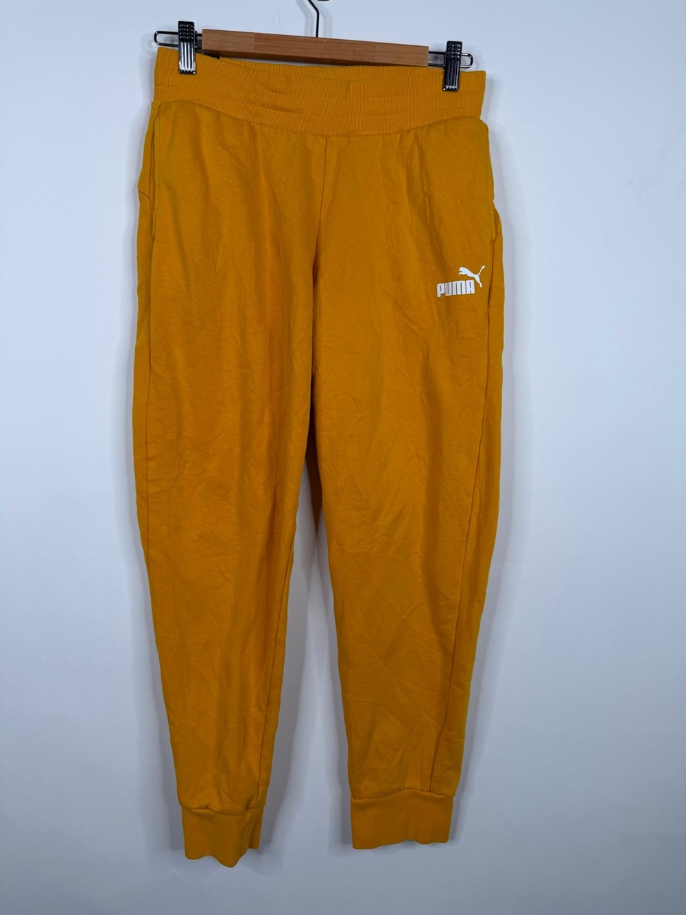 PUMA Men's Mustard/Yellow Jogger Sweatpants